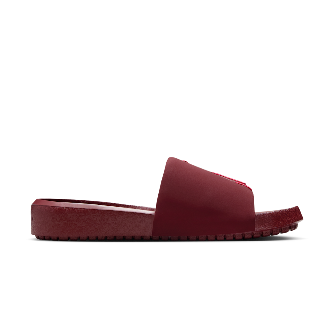 Overkicks - Air Jordan NOLA Slide Dark Team Red Hibiscus (CZ8027-603) - par completo