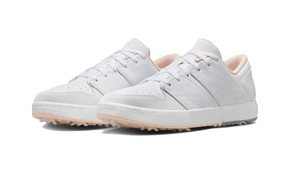 Overkicks - Air Jordan NU Retro 1 Golf White Washed Coral (FZ4153-103) - vista trasera