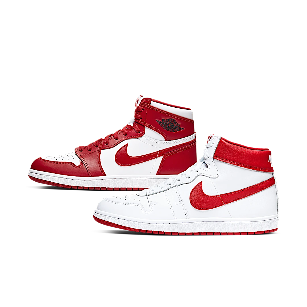 Overkicks - Air Jordan New Beginnings Pack Retro High 1 & Nike Air Ship (CT6252-900) - vista lateral