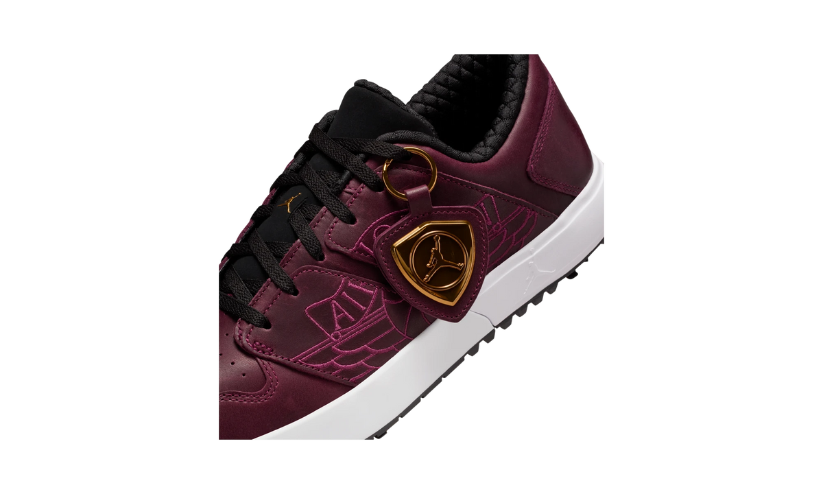 Overkicks - Air Jordan Nu Retro 1 Low Golf Bordeaux (IB1809-100) - detalle