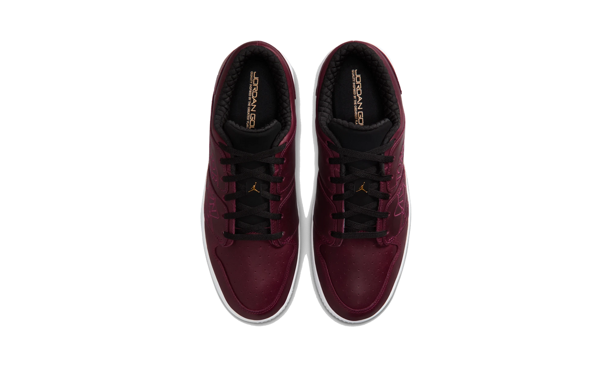 Overkicks - Air Jordan Nu Retro 1 Low Golf Bordeaux (IB1809-100) - vista superior