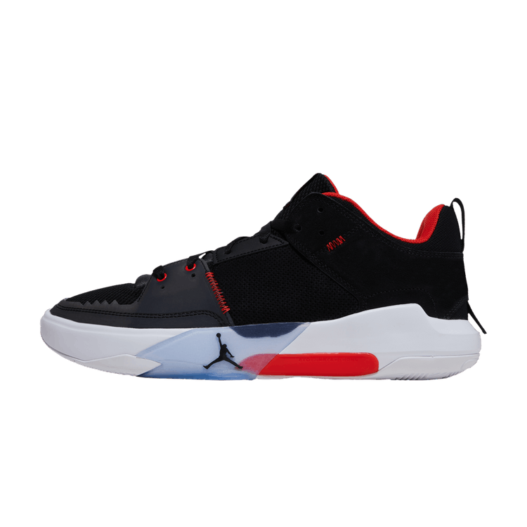 Overkicks - Air Jordan One Take 5 Black Habanero Red (Translucent Outsole) (GS) (FD2335-006) - vista lateral