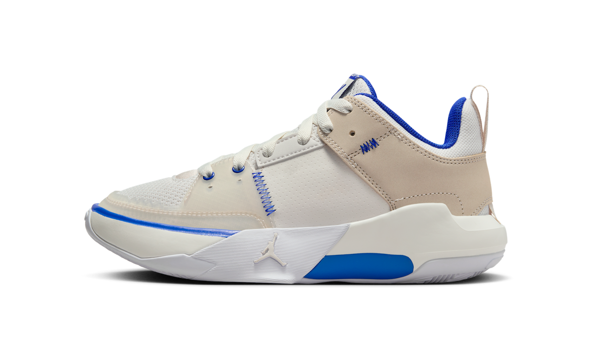 Overkicks - Air Jordan One Take 5 Phantom Sanddrift Sail Game Royal (GS) (FD2338-004) - vista lateral