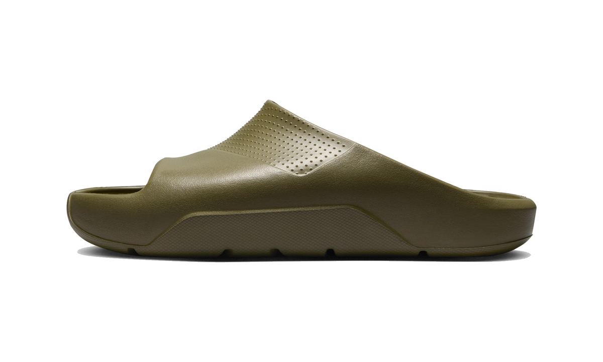 Overkicks - Air Jordan Post Slide Medium Olive (FZ6511-200) - par completo