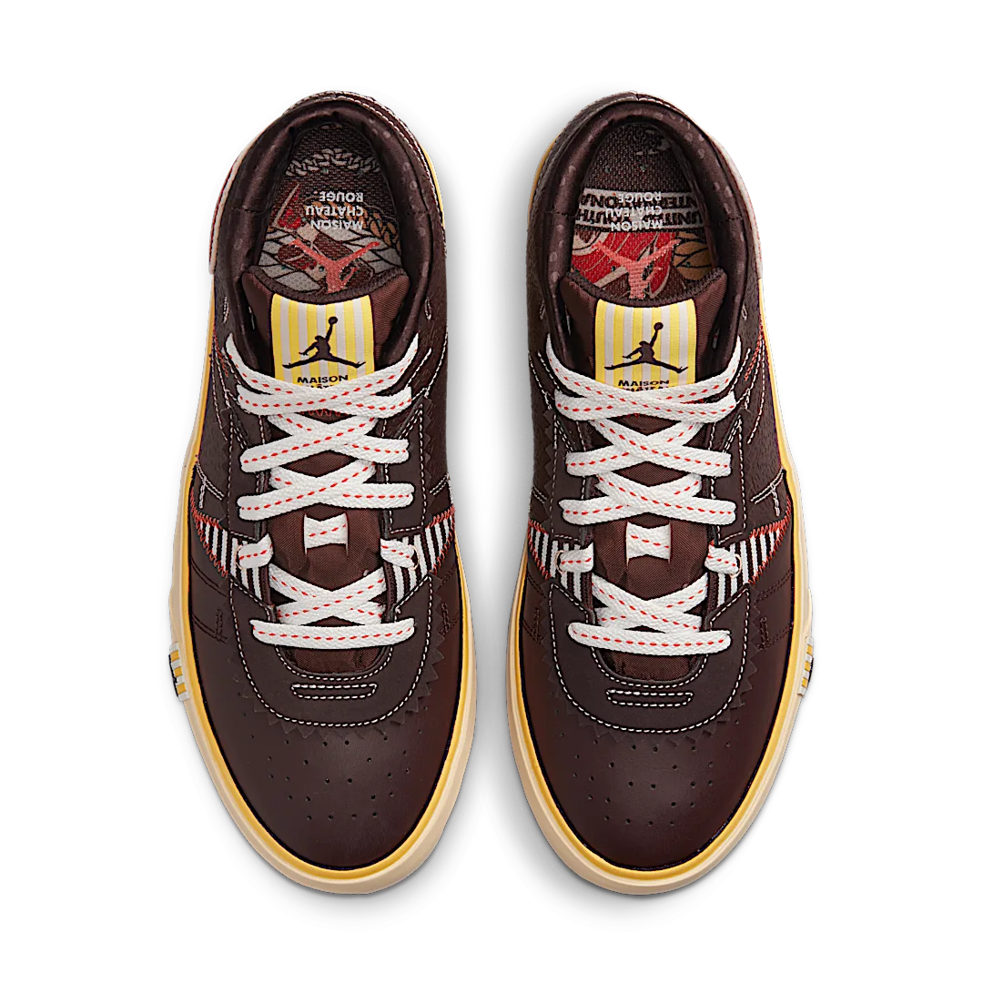 Overkicks - Air Jordan Series Mid Maison Chateau Rouge Brown (DO5247-212) - par completo