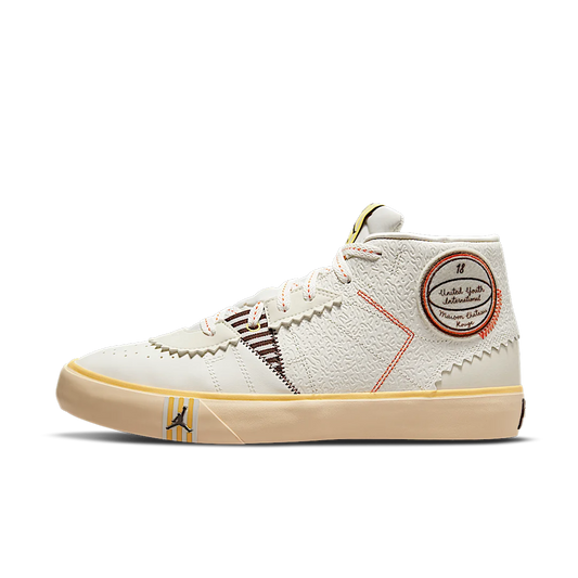 Overkicks - Air Jordan Series Mid Maison Chateau Rouge Sail (DO5247-122) - vista lateral