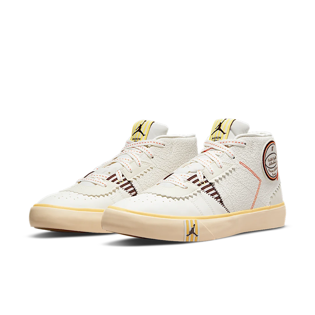 Overkicks - Air Jordan Series Mid Maison Chateau Rouge Sail (DO5247-122) - vista trasera