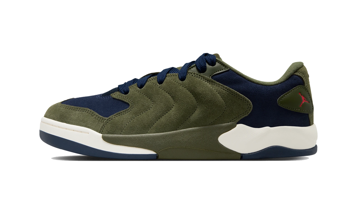 Overkicks - Air Jordan Session Cargo Khaki Obsidian (IB3731-301) - vista lateral