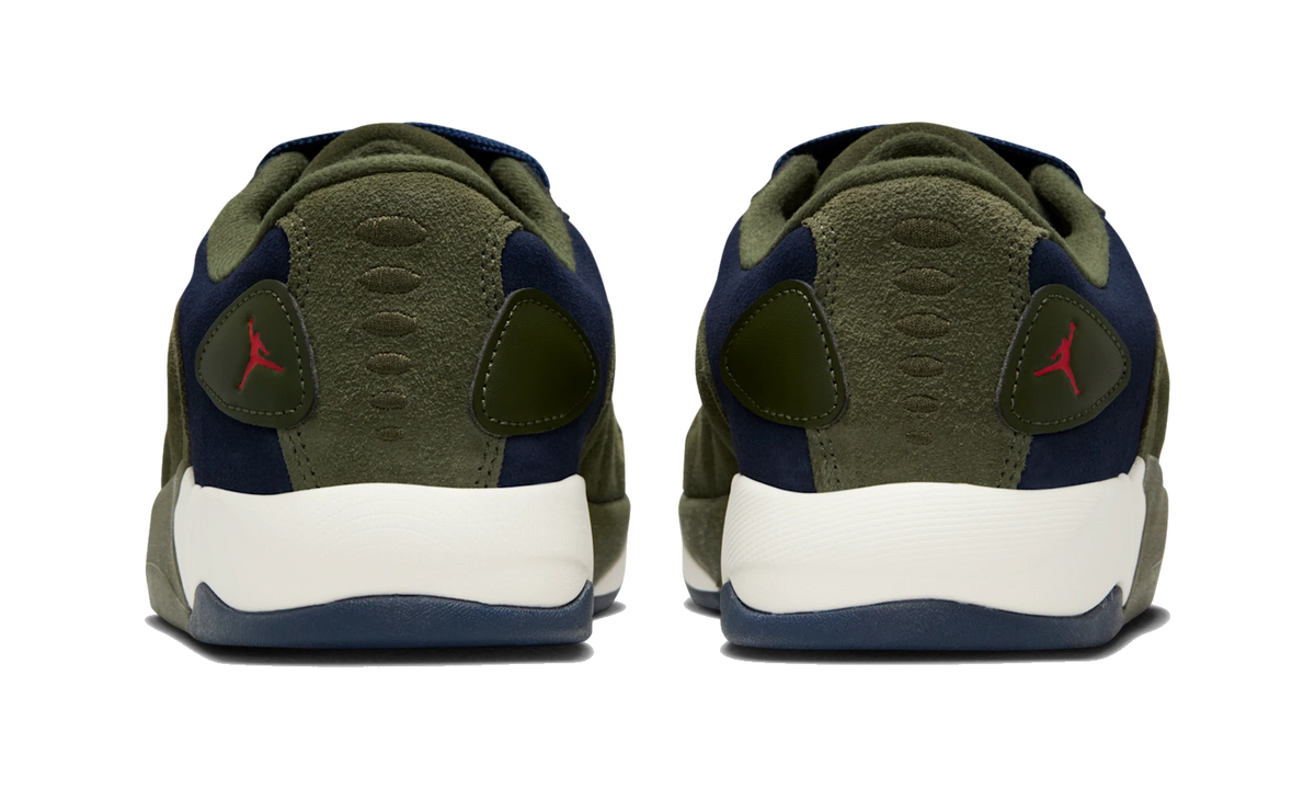 Overkicks - Air Jordan Session Cargo Khaki Obsidian (IB3731-301) - detalle talón