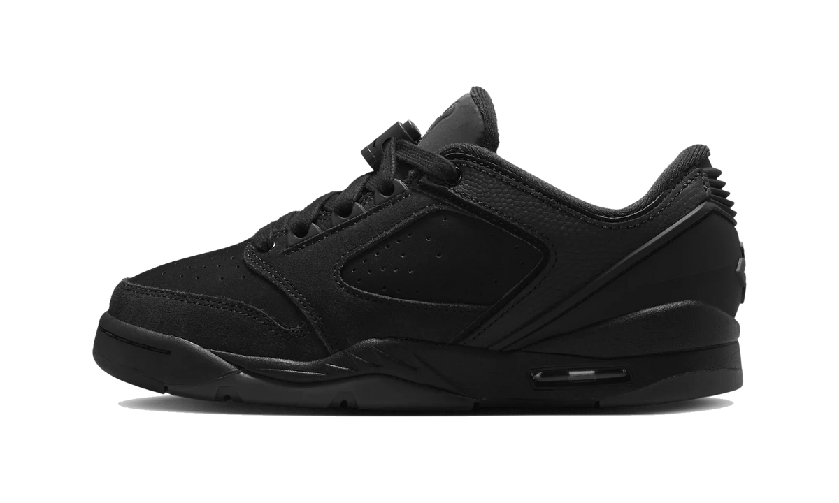 Overkicks - Air Jordan Sixty Plus Low Black Cat (GS) (IO1866-002) - vista lateral