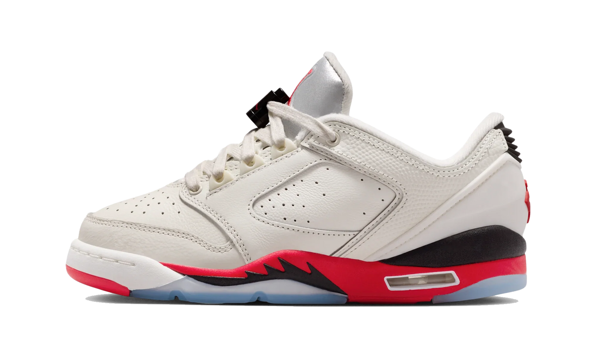Overkicks - Air Jordan Sixty Plus Low Fire Red (GS) (IO1866-100) - vista lateral
