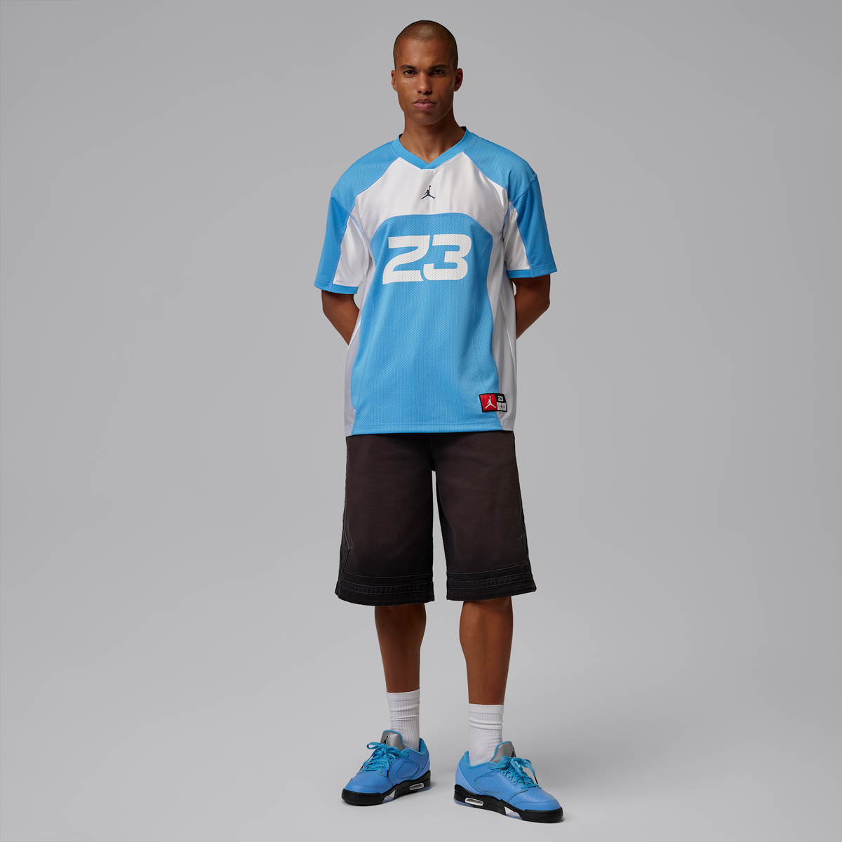 Overkicks - Air Jordan Sixty Plus Low University Blue (IH2047-400) - detalle