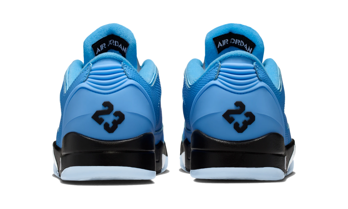 Overkicks - Air Jordan Sixty Plus Low University Blue (IH2047-400) - detalle talón