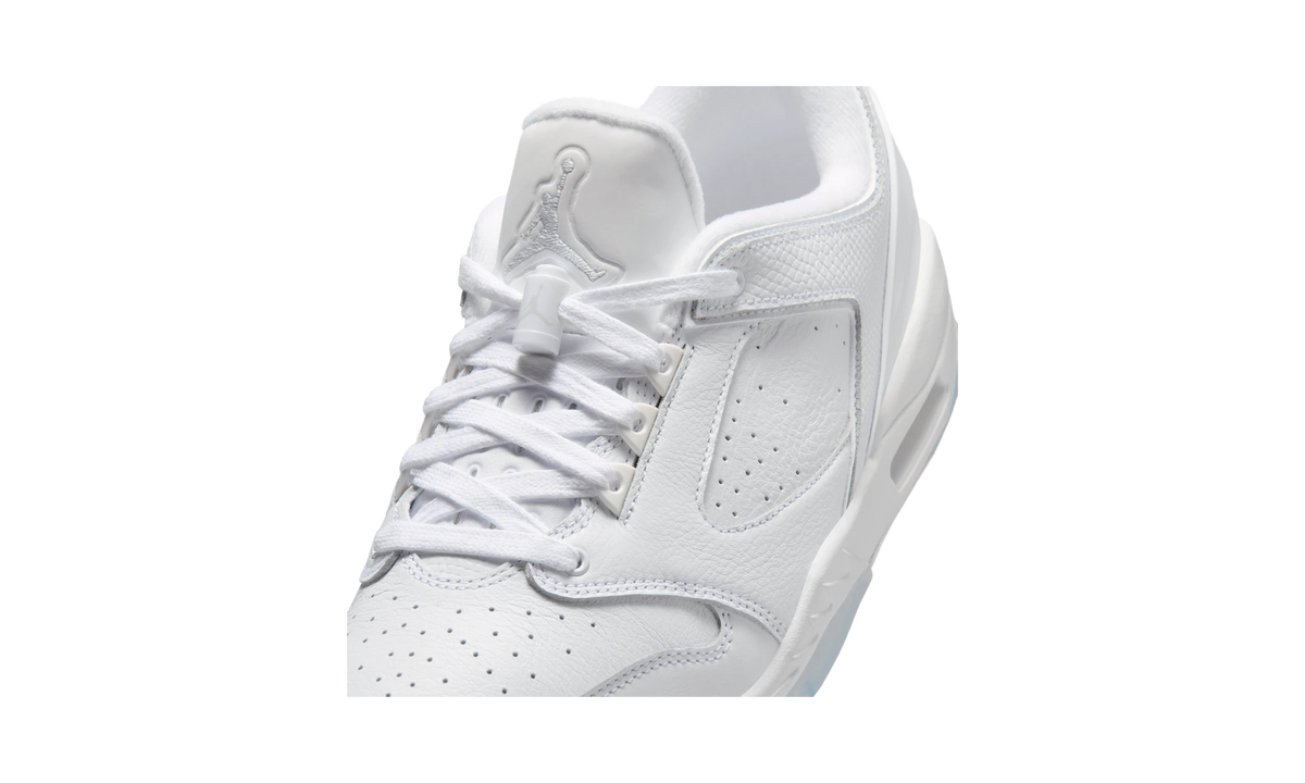 Overkicks - Air Jordan Sixty Plus Low White Pure Platinum (IH2047-101) - detalle lateral interior