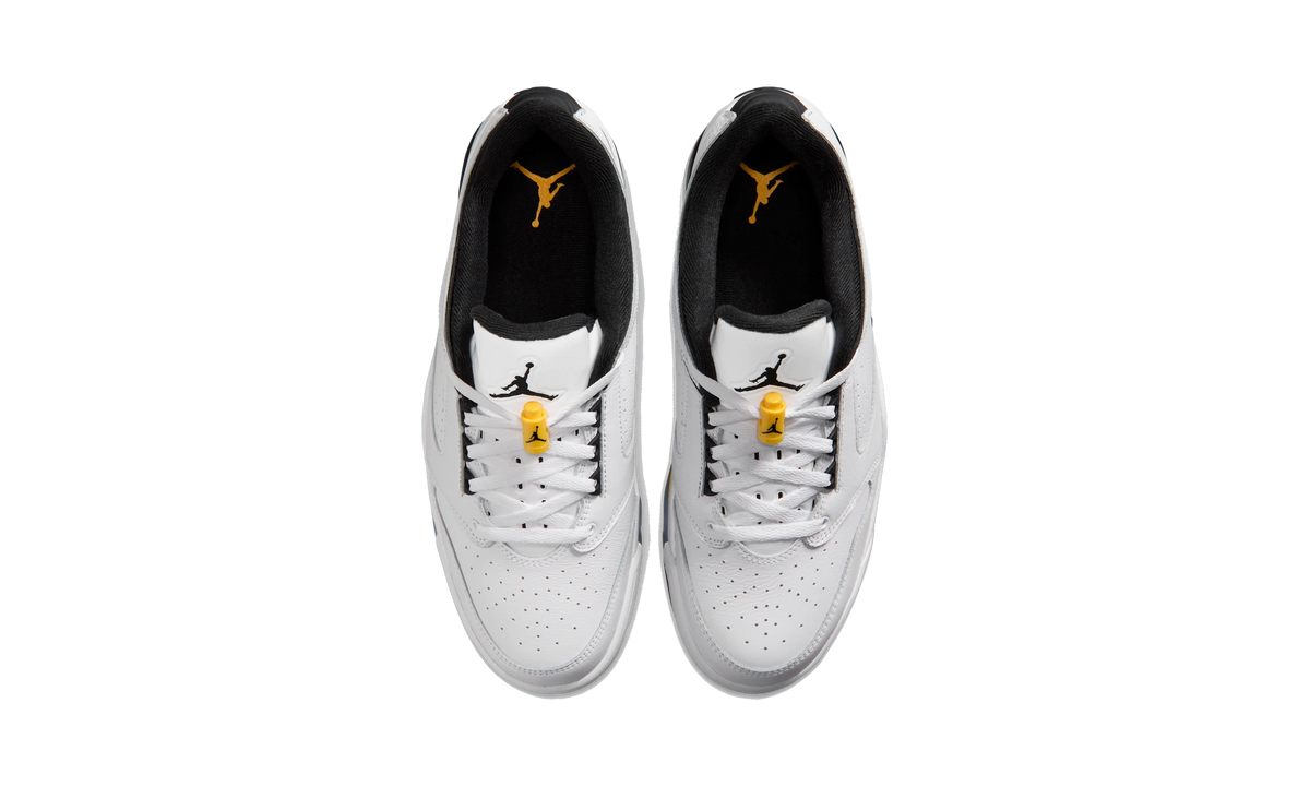 Overkicks - Air Jordan Sixty Plus Low White/Tour Yellow/Black (IH2047-103) - vista superior