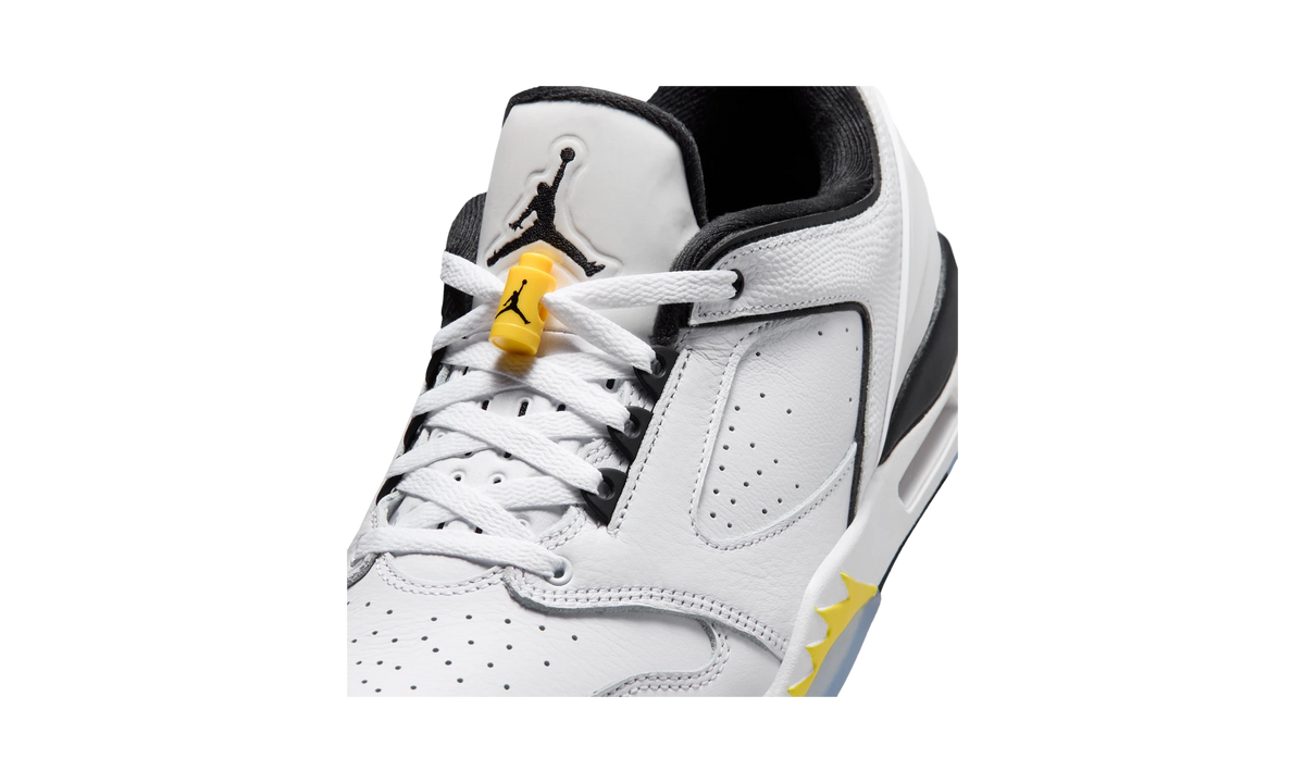 Overkicks - Air Jordan Sixty Plus Low White/Tour Yellow/Black (IH2047-103) - detalle lateral interior