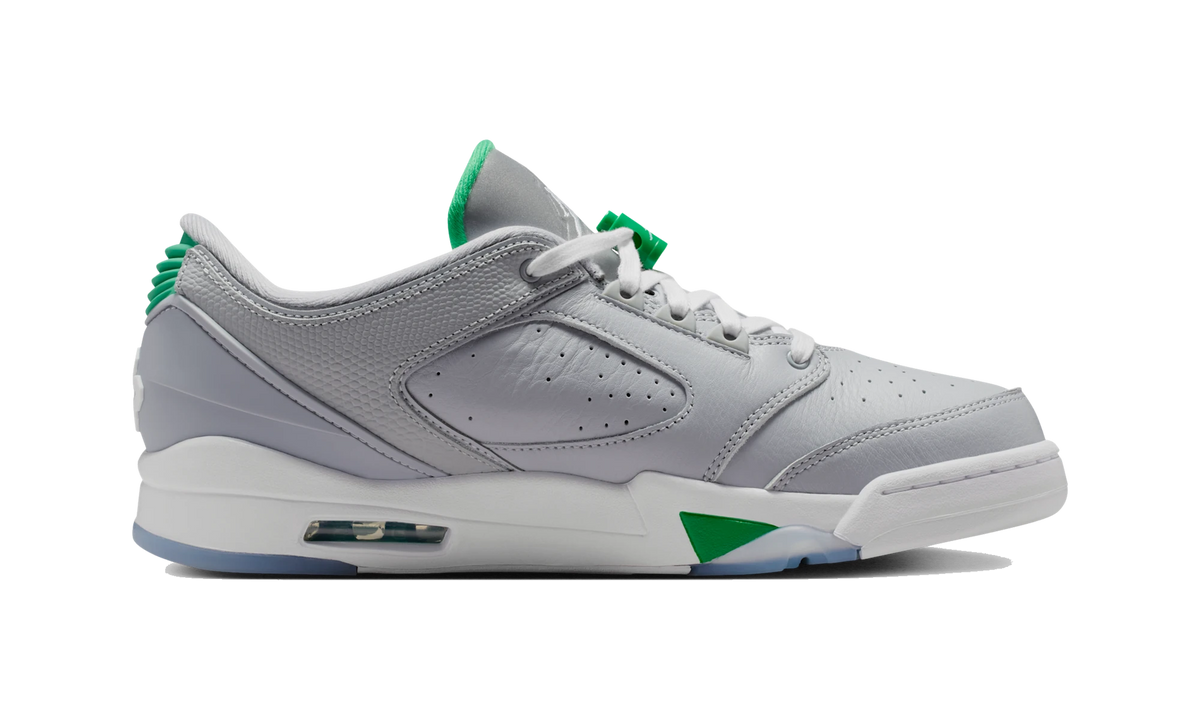 Overkicks - Air Jordan Sixty Plus Low Wolf Grey Lucky Green (IH2047-001) - detalle suela