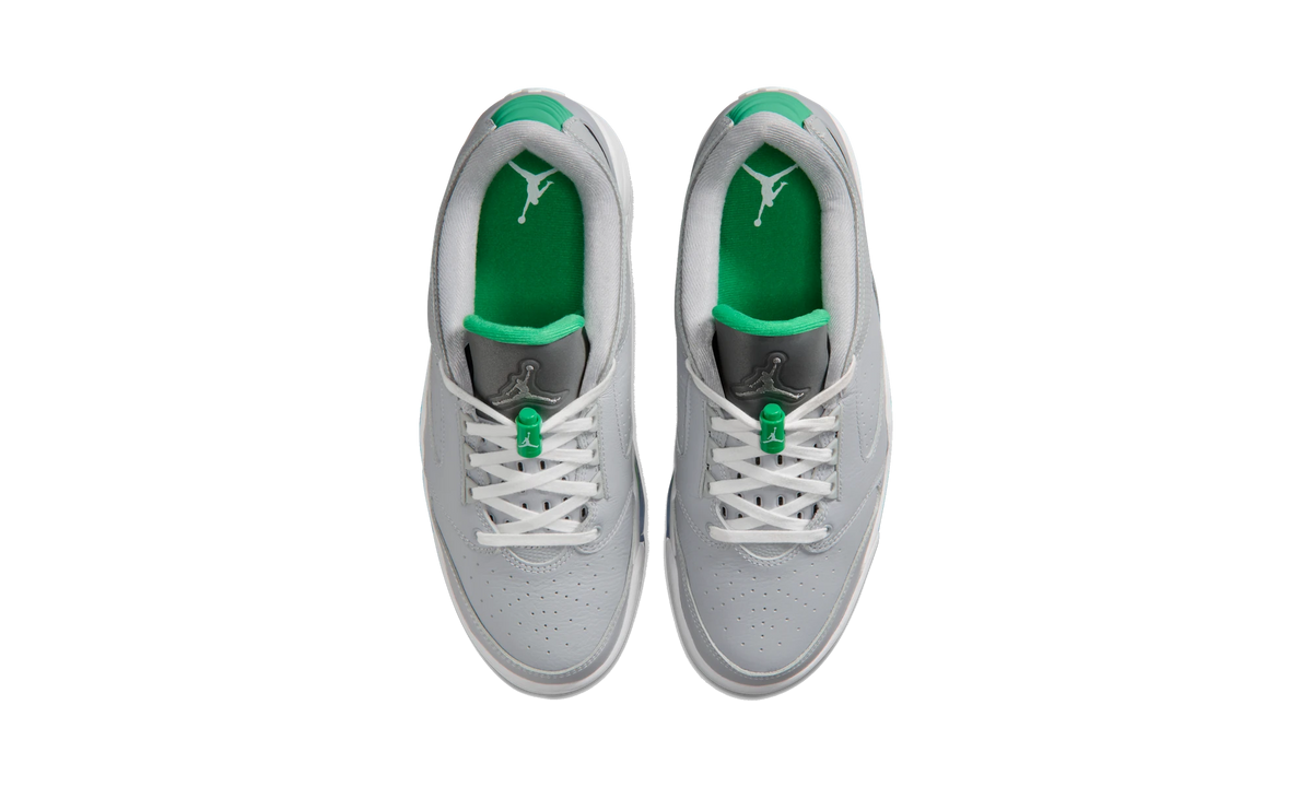 Overkicks - Air Jordan Sixty Plus Low Wolf Grey Lucky Green (IH2047-001) - vista superior