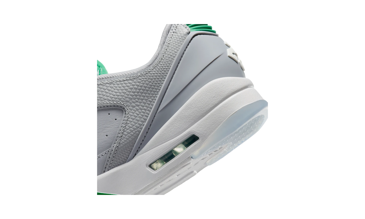 Overkicks - Air Jordan Sixty Plus Low Wolf Grey Lucky Green (IH2047-001) - detalle