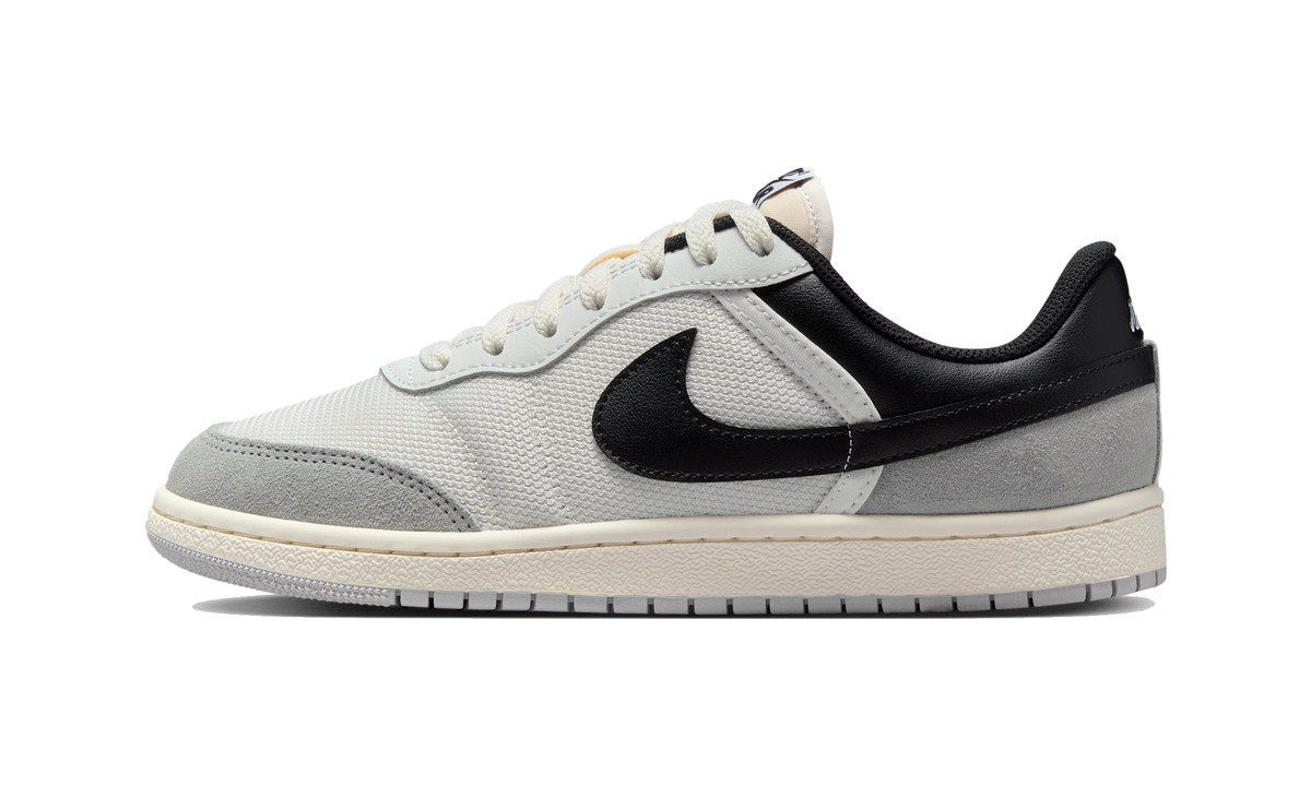Overkicks - Air Jordan Skyline Low White Black Light Smoke Grey (IQ0704-101) - vista lateral