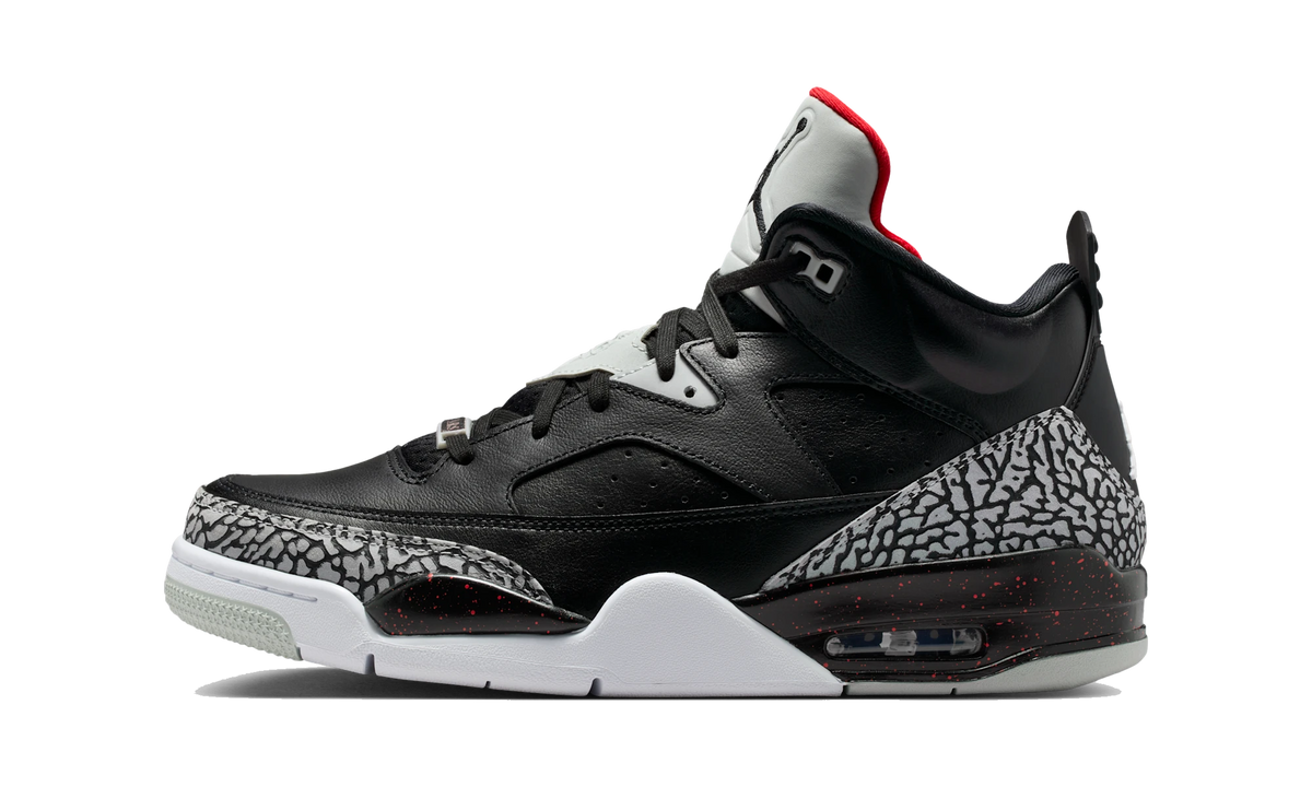 Overkicks - Air Jordan Son of Mars Low Black Cement (580603-002) - vista lateral