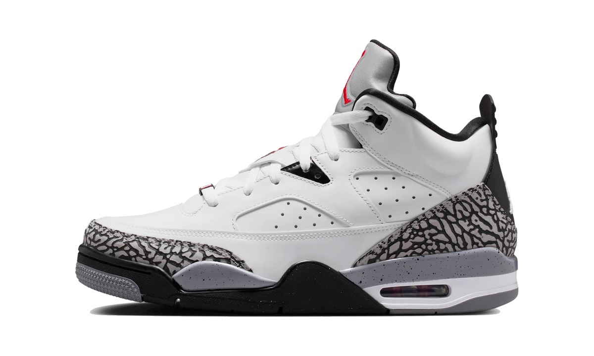 Overkicks - Air Jordan Son of Mars Low White Cement (580603-101) - vista lateral