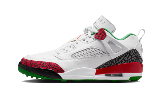 Overkicks - Air Jordan Spizike Golf OG White Classic Green (HQ4365-100) - vista lateral