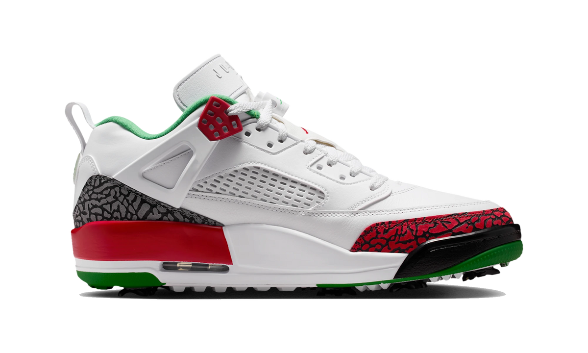 Overkicks - Air Jordan Spizike Golf OG White Classic Green (HQ4365-100) - detalle suela