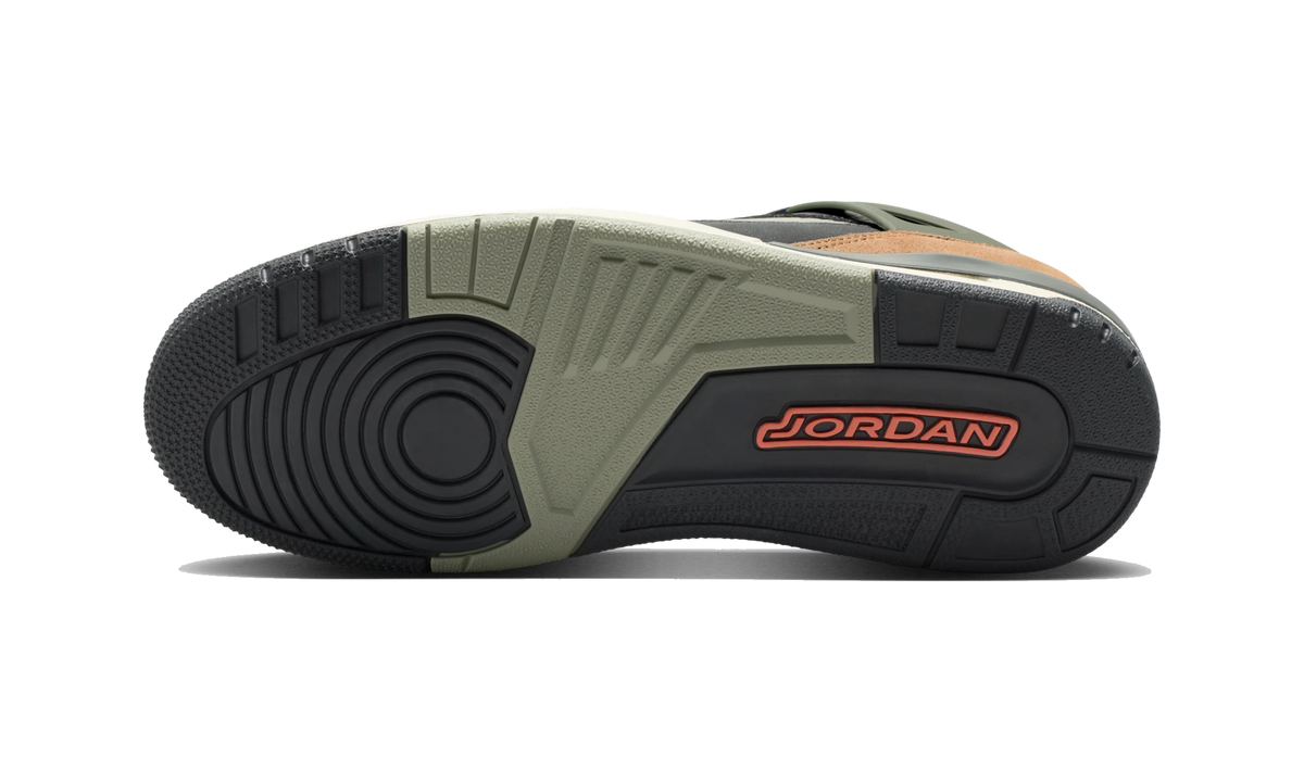 Overkicks - Air Jordan Spizike Low Anthracite Mango Cargo Khaki (FQ1759-007) - par completo