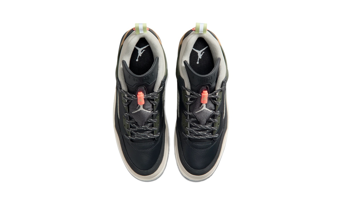 Overkicks - Air Jordan Spizike Low Anthracite Mango Cargo Khaki (FQ1759-007) - vista superior