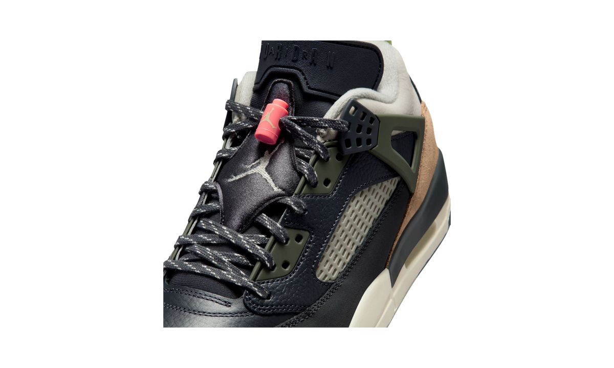 Overkicks - Air Jordan Spizike Low Anthracite Mango Cargo Khaki (FQ1759-007) - detalle lateral interior