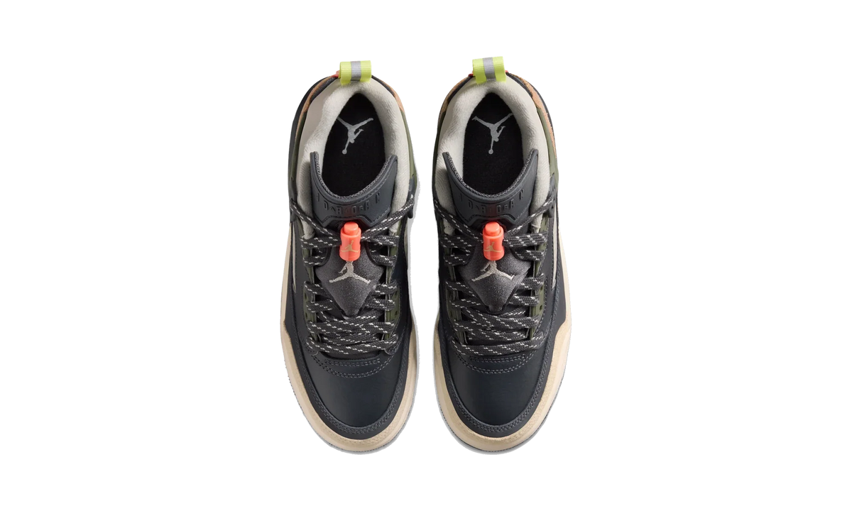 Overkicks - Air Jordan Spizike Low Anthracite Mango Cargo Khaki (GS) (FQ3950-007) - imagen 5