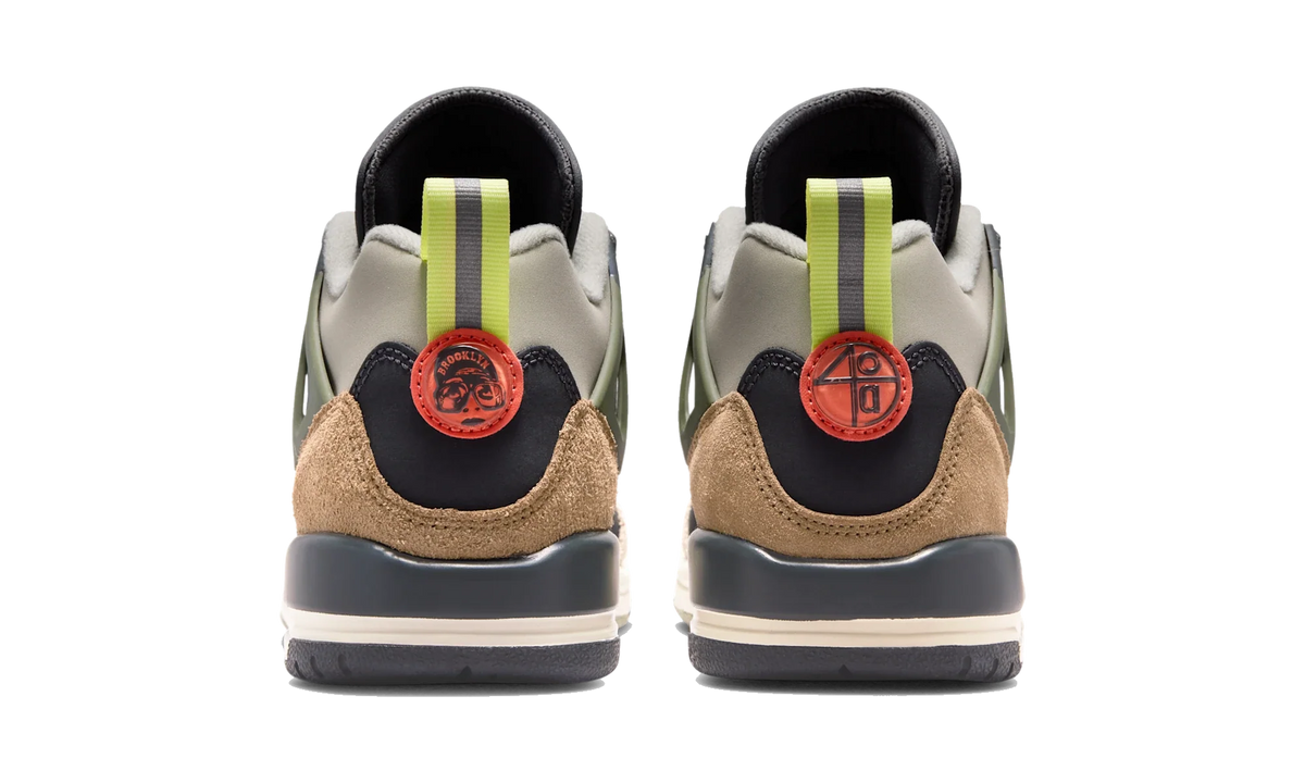 Overkicks - Air Jordan Spizike Low Anthracite Mango Cargo Khaki (GS) (FQ3950-007) - imagen 6