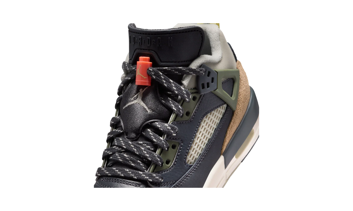Overkicks - Air Jordan Spizike Low Anthracite Mango Cargo Khaki (GS) (FQ3950-007) - imagen 7