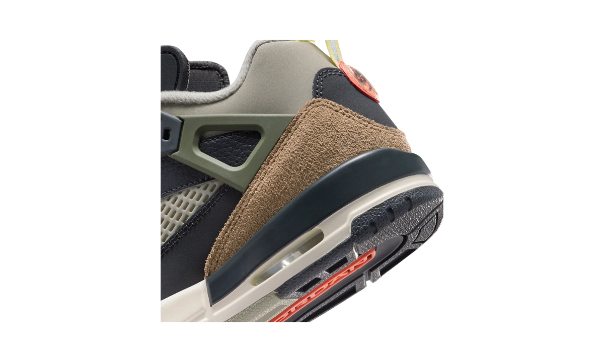 Overkicks - Air Jordan Spizike Low Anthracite Mango Cargo Khaki (GS) (FQ3950-007) - imagen 8