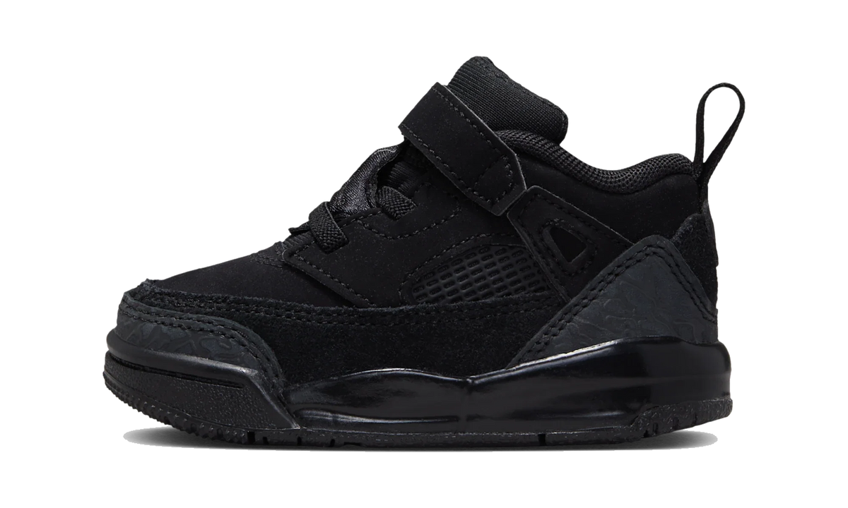 Overkicks - Air Jordan Spizike Low Black Anthracite (TD) (FQ3952-001) - vista lateral