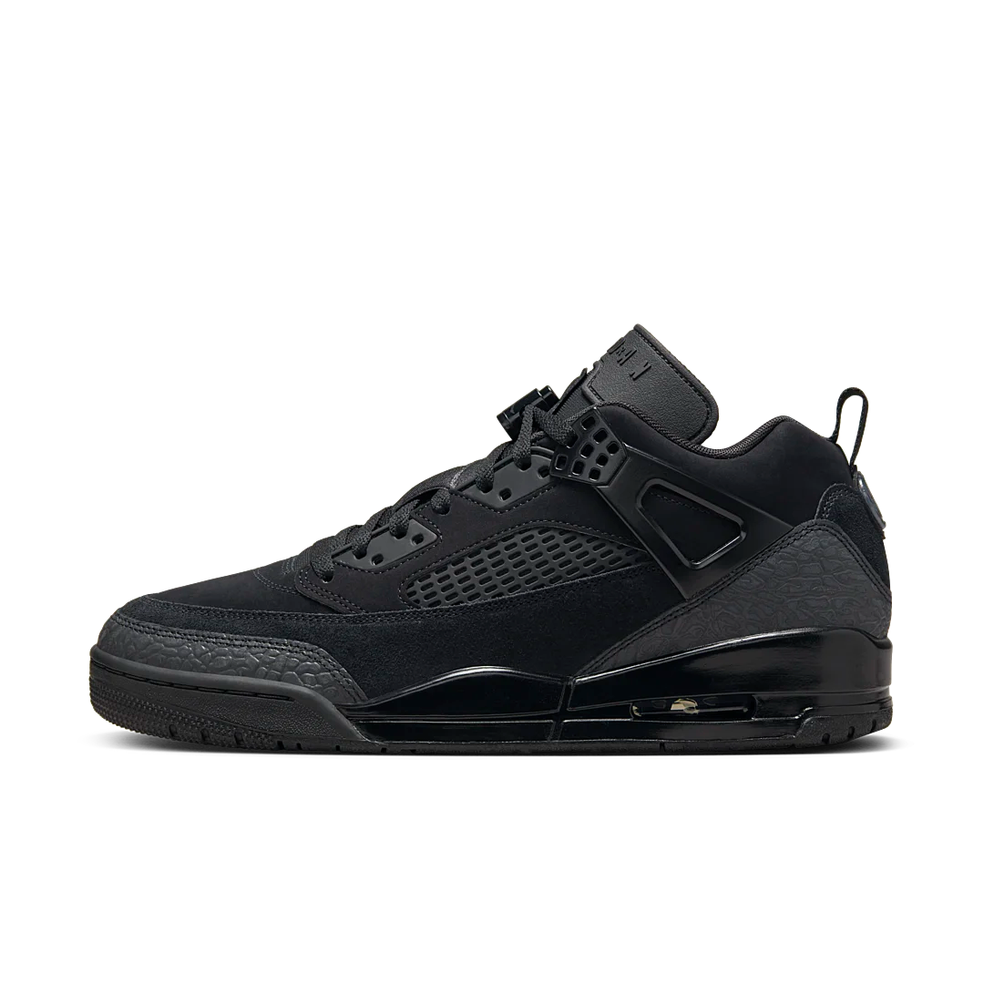 Overkicks - Air Jordan Spizike Low Black Cat (FQ1759-001) - vista lateral
