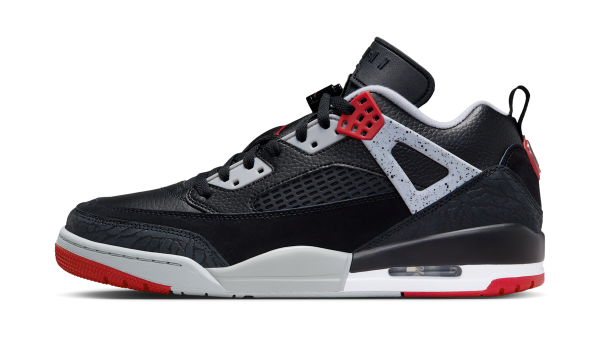 Overkicks - Air Jordan Spizike Low Black Cement (FQ1759-009) - vista lateral