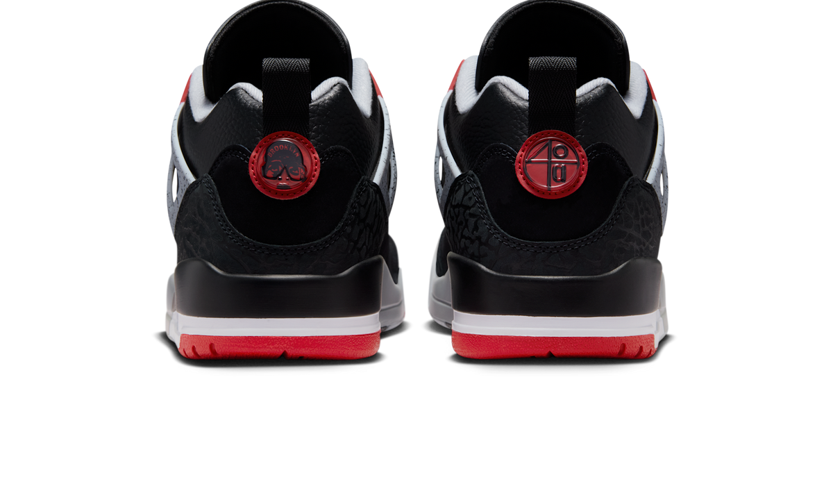 Overkicks - Air Jordan Spizike Low Black Cement (FQ1759-009) - detalle talón