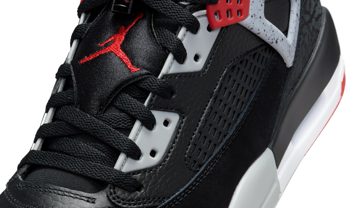 Overkicks - Air Jordan Spizike Low Black Cement (FQ1759-009) - detalle lateral interior