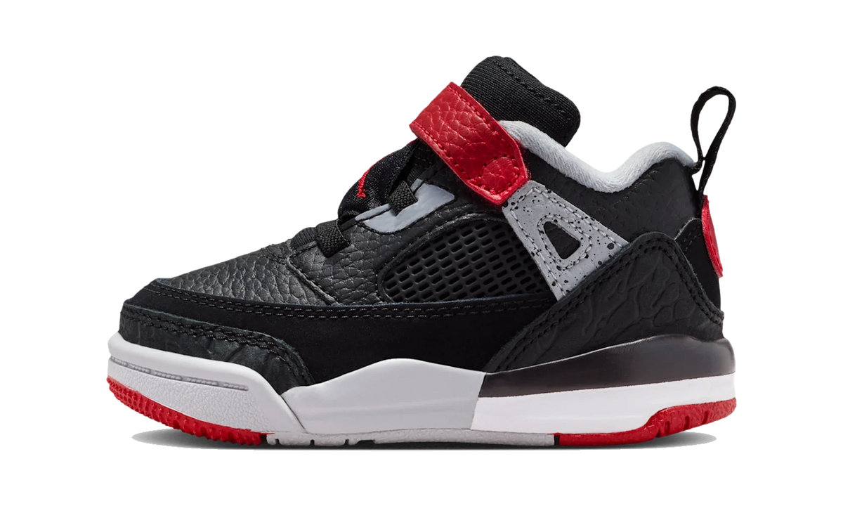 Overkicks - Air Jordan Spizike Low Black Cement (TD) (FQ3952-009) - vista lateral