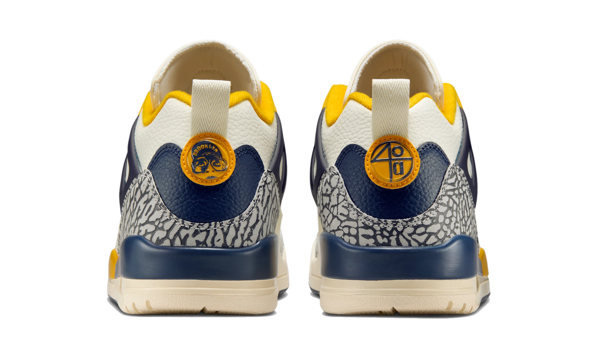 Overkicks - Air Jordan Spizike Low Michigan (FQ1759-111) - detalle talón