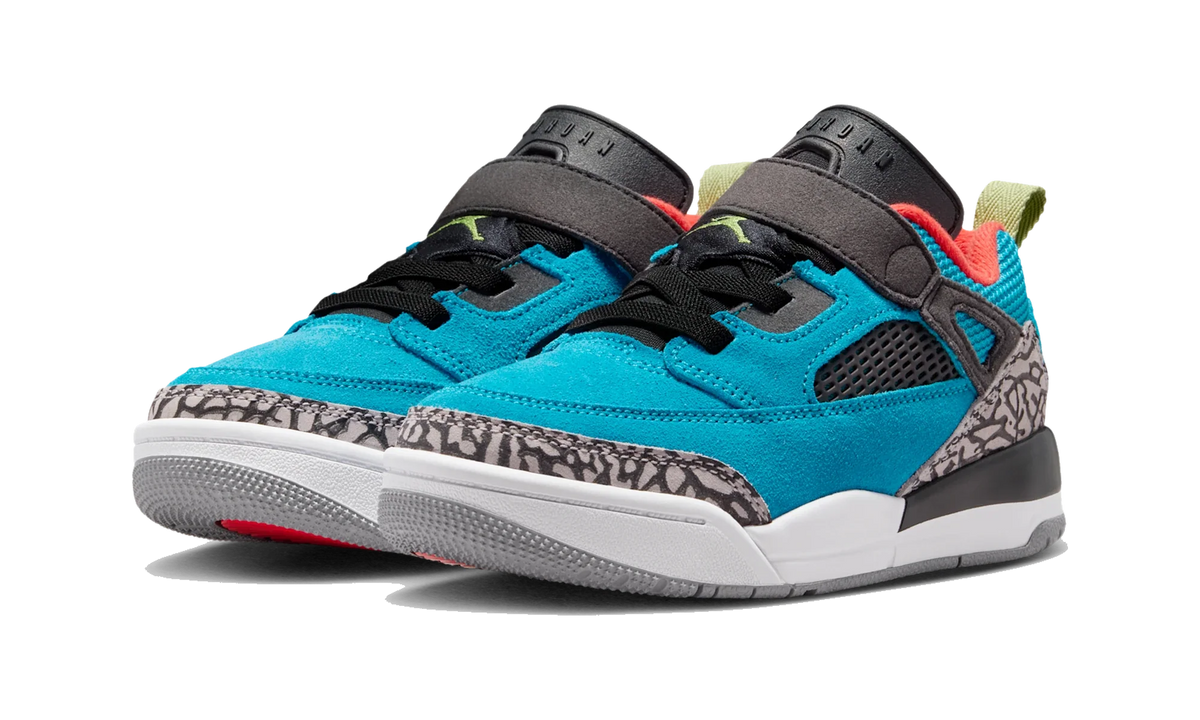 Overkicks - Air Jordan Spizike Low Neo Turquoise Light Crimson (PS) (FQ3951-402) - imagen 2