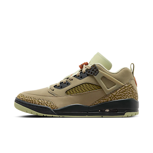 Overkicks - Air Jordan Spizike Low Neutral Olive (HM4732-200) - vista lateral