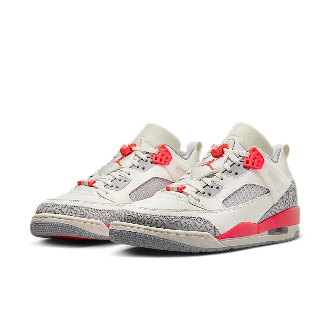 Overkicks - Air Jordan Spizike Low PSG Paris Saint-Germain Sail Infrared (HF8827-100) - vista trasera