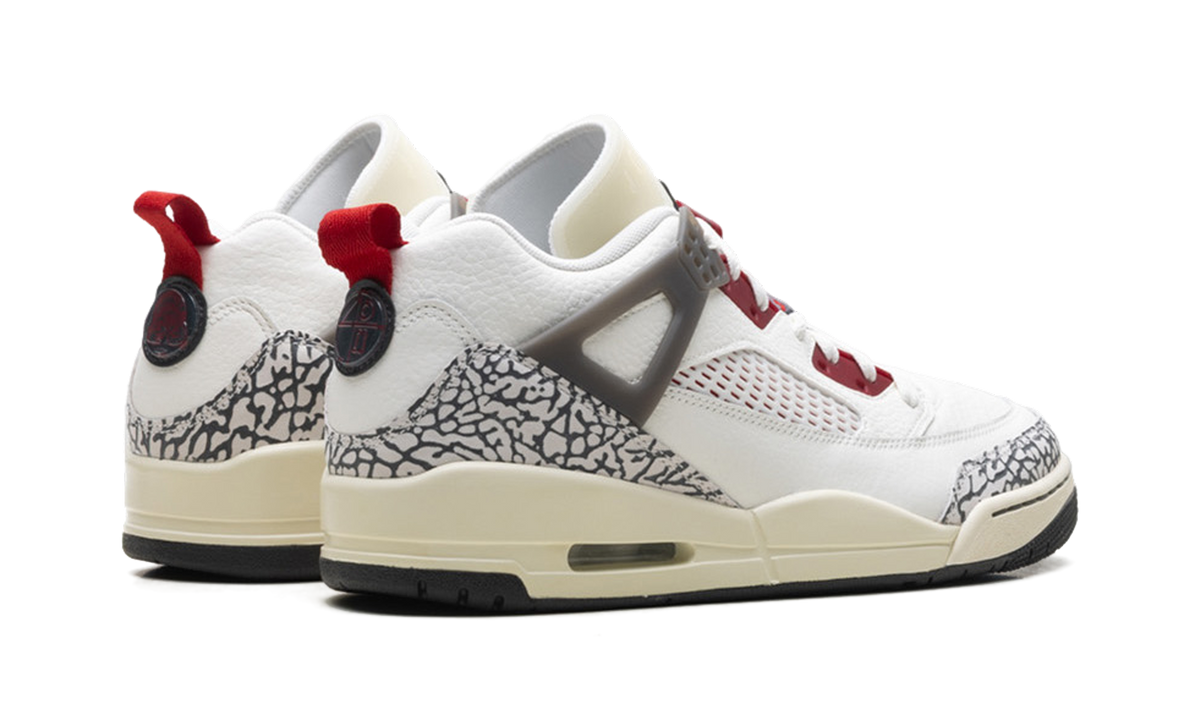 Overkicks - Air Jordan Spizike Low Sail Anthracite Coconut Milk Varsity Red (FQ1759-116) - par completo