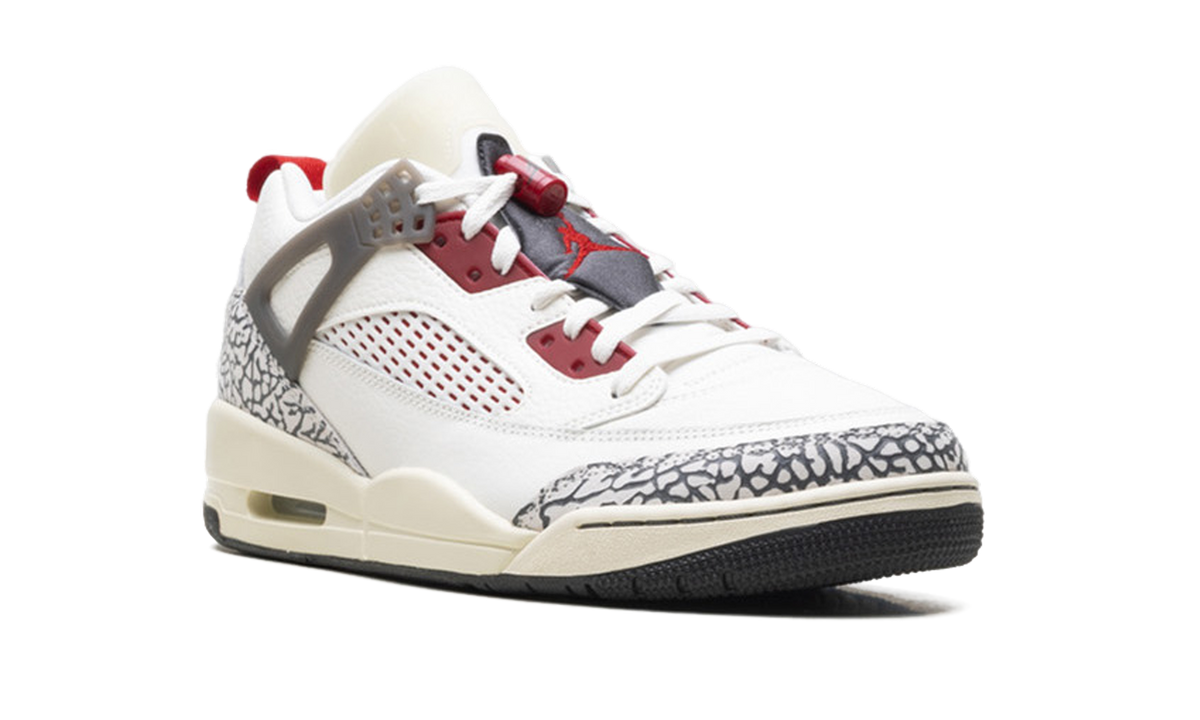 Overkicks - Air Jordan Spizike Low Sail Anthracite Coconut Milk Varsity Red (FQ1759-116) - detalle lateral interior