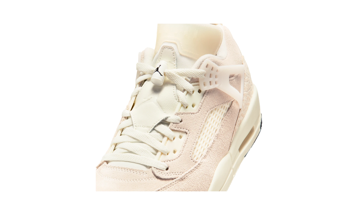 Overkicks - Air Jordan Spizike Low Sail Suede (IQ0303-133) - detalle lateral interior