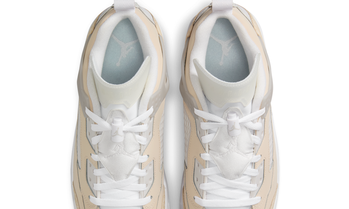 Overkicks - Air Jordan Spizike Low Sanddrift White (HV6528-100) - vista superior