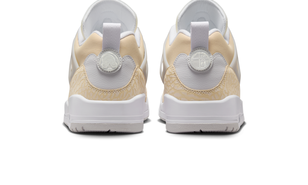Overkicks - Air Jordan Spizike Low Sanddrift White (HV6528-100) - detalle talón